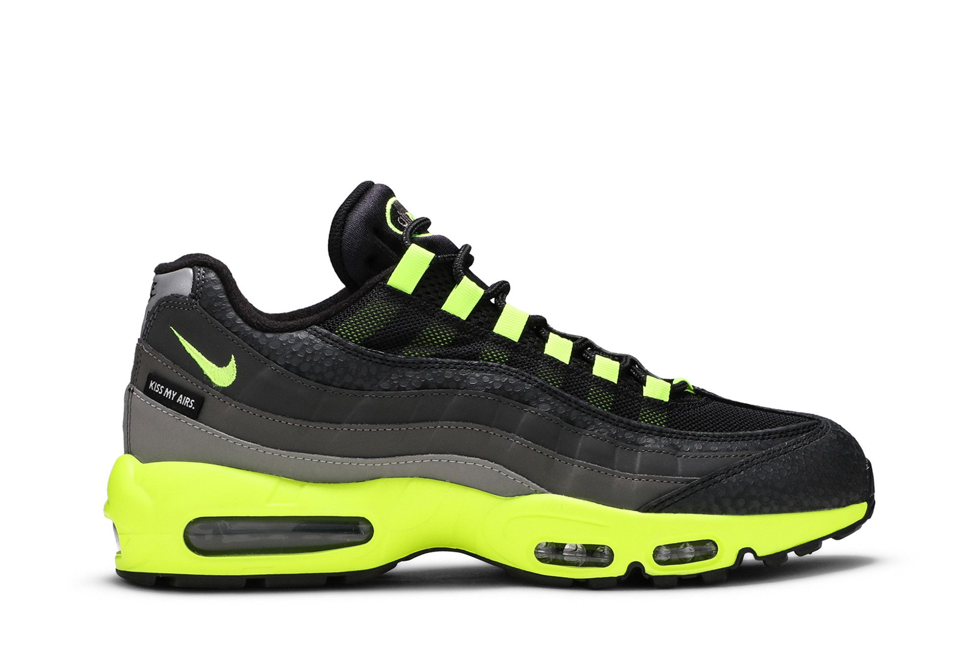 Black air max 95 gum sole sale