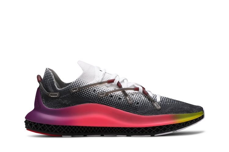 Adidas 4D Fusio Black Ultra Purple Athletic Running Shoes US 9 Adidas 4D Fusio Black Ultra Purple Sneakers FY3609 Men main image 3