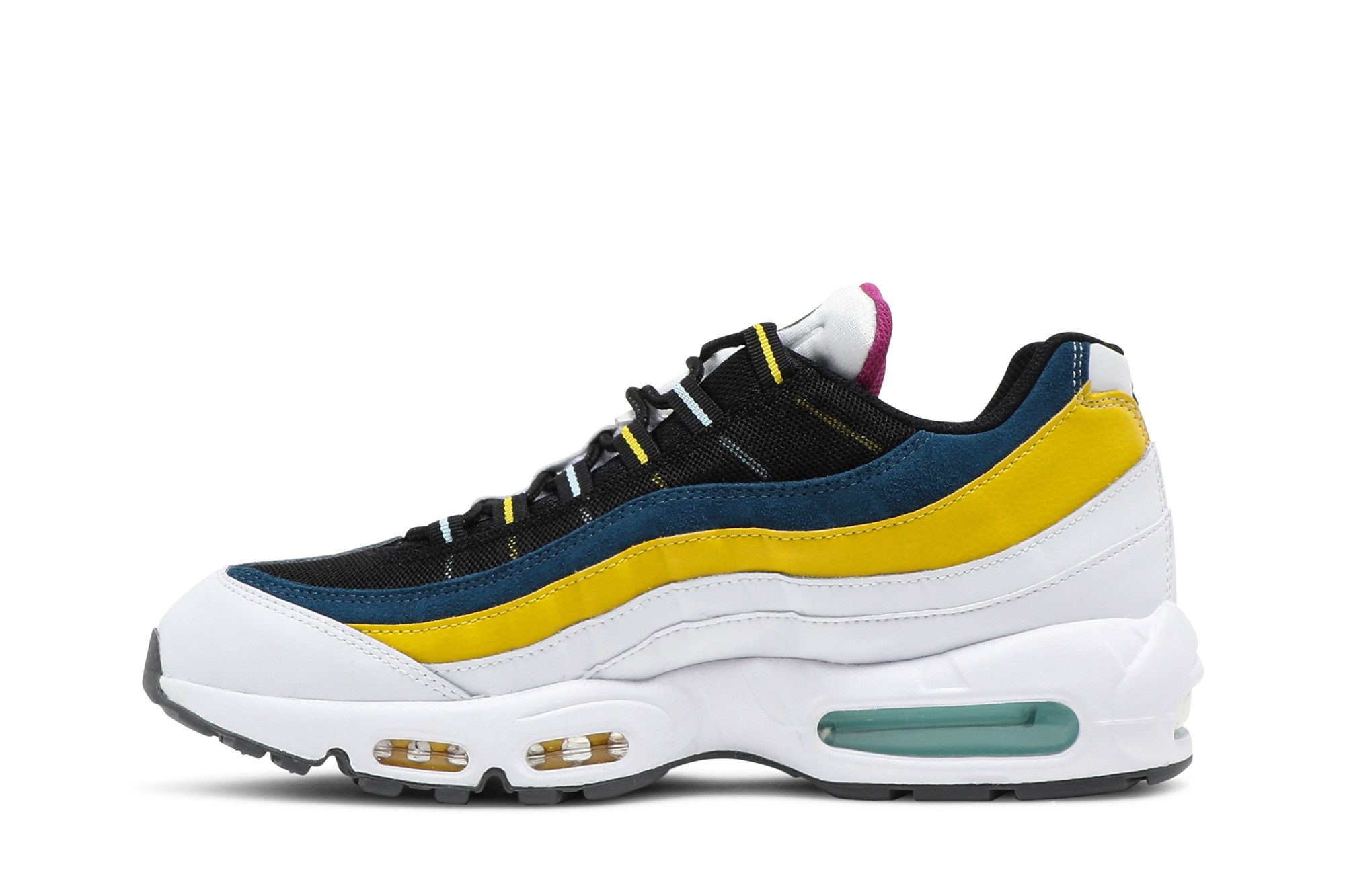 Blue yellow air max 95 top