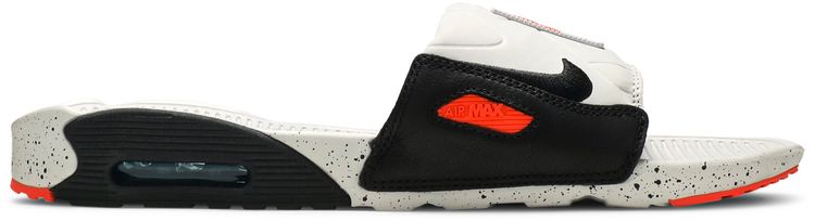 Nike Air Max 90 Slide White Turf Orange Speckled