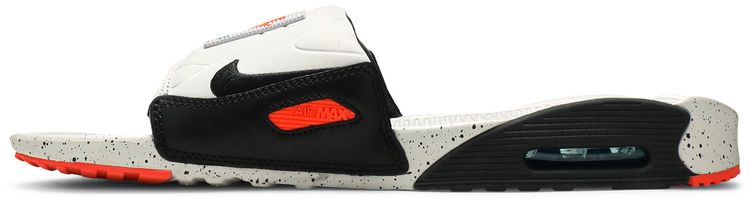 Nike Air Max 90 Slide White Turf Orange Speckled