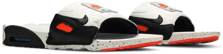 Nike Air Max 90 Slide White Turf Orange Speckled