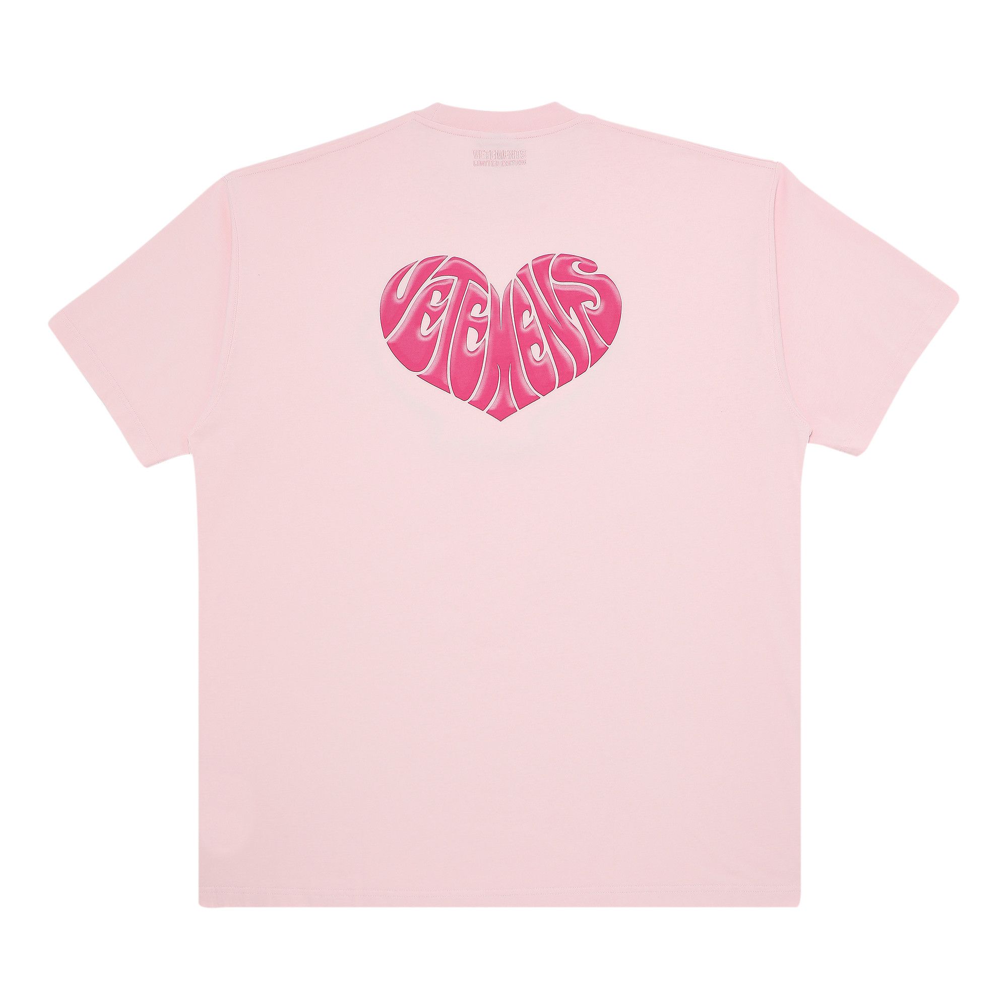 Buy Vetements Dolphins Heart Logo T-Shirt 'Baby Pink' - UA52TR420P