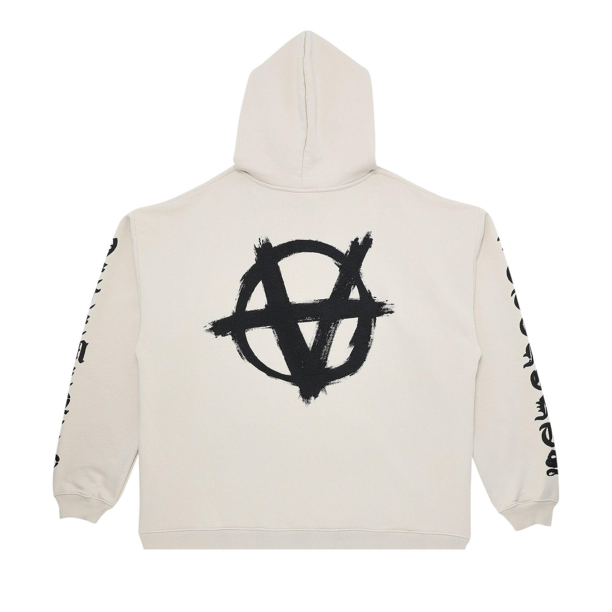 Buy Vetements Double Anarchy Logo Hoodie 'Off White/Black' - UA52TR820W OFF  | GOAT
