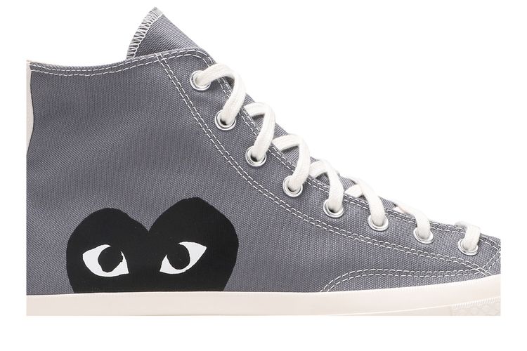 Buy Comme des Garçons PLAY x Converse Chuck 70 High 'Steel Gray