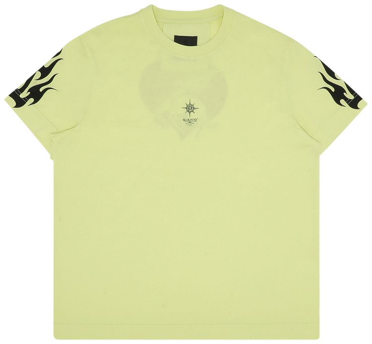 Givenchy Classic Fit T Shirt Acid Yellow