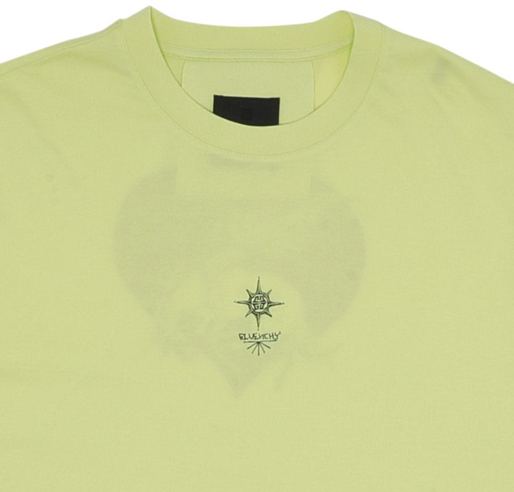 Givenchy Classic Fit T Shirt Acid Yellow