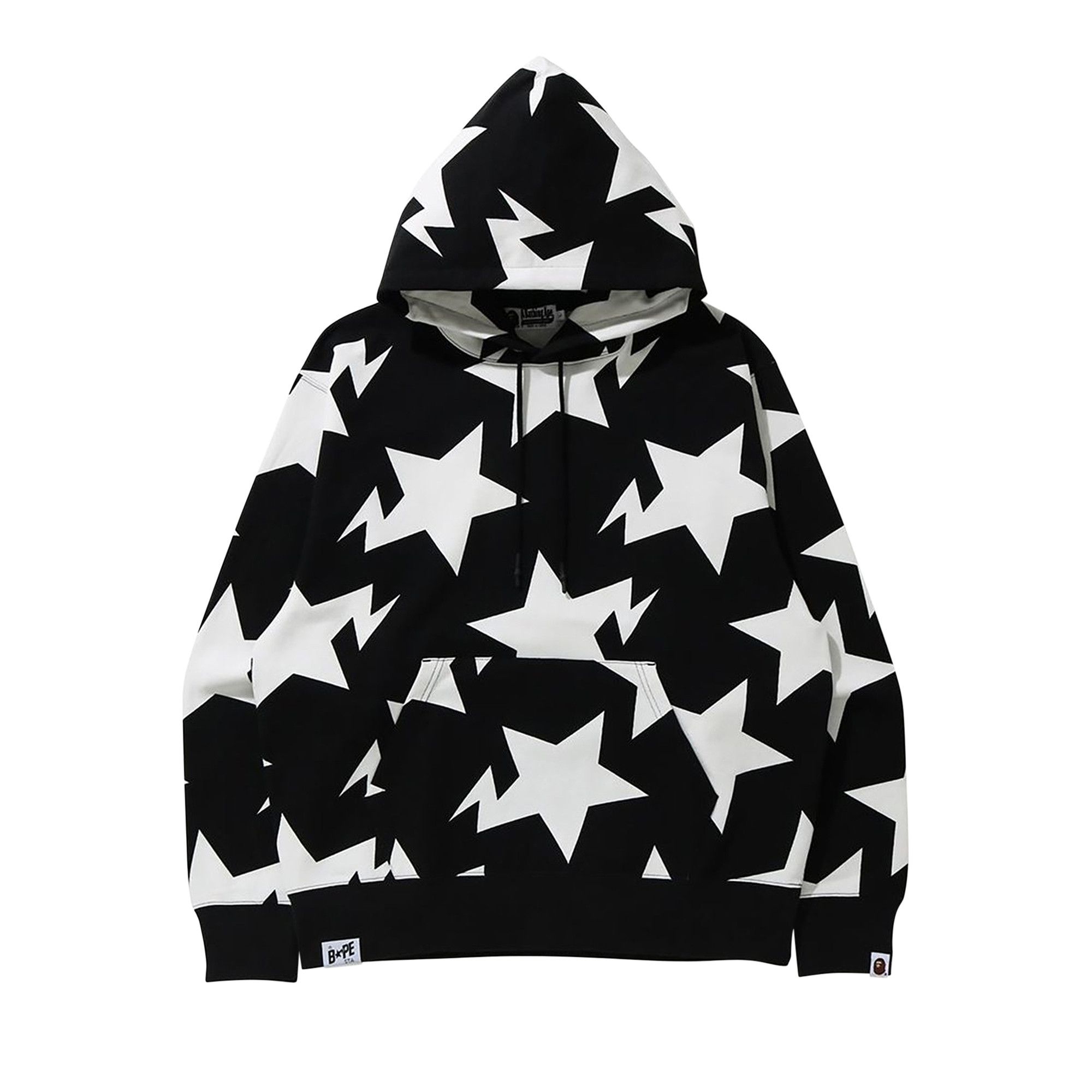 Black star bape hoodie clearance