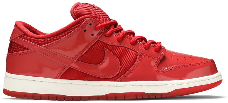 Nike Dunk Low Pro SB Red Patent Leather
