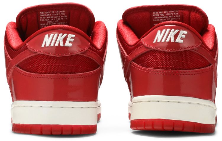 Nike Dunk Low Pro SB Red Patent Leather