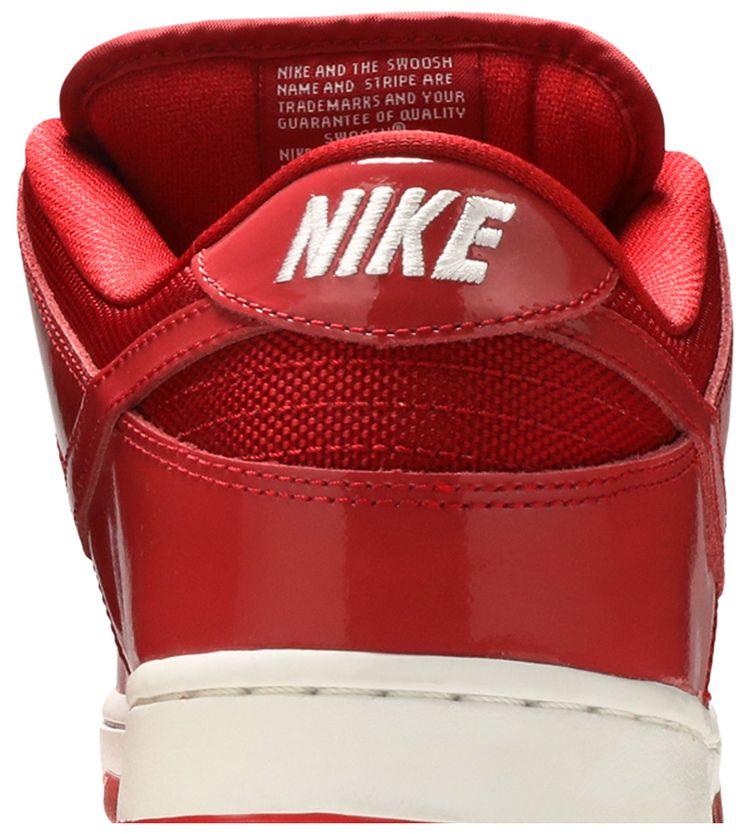 Nike Dunk Low Pro SB Red Patent Leather