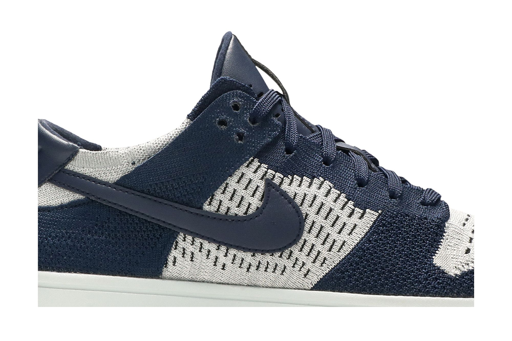 Buy Dunk Low Flyknit College Navy Platinum 917746 400 GOAT CA