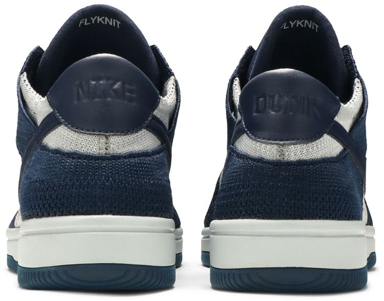 Nike Dunk Low Flyknit College Navy Platinum