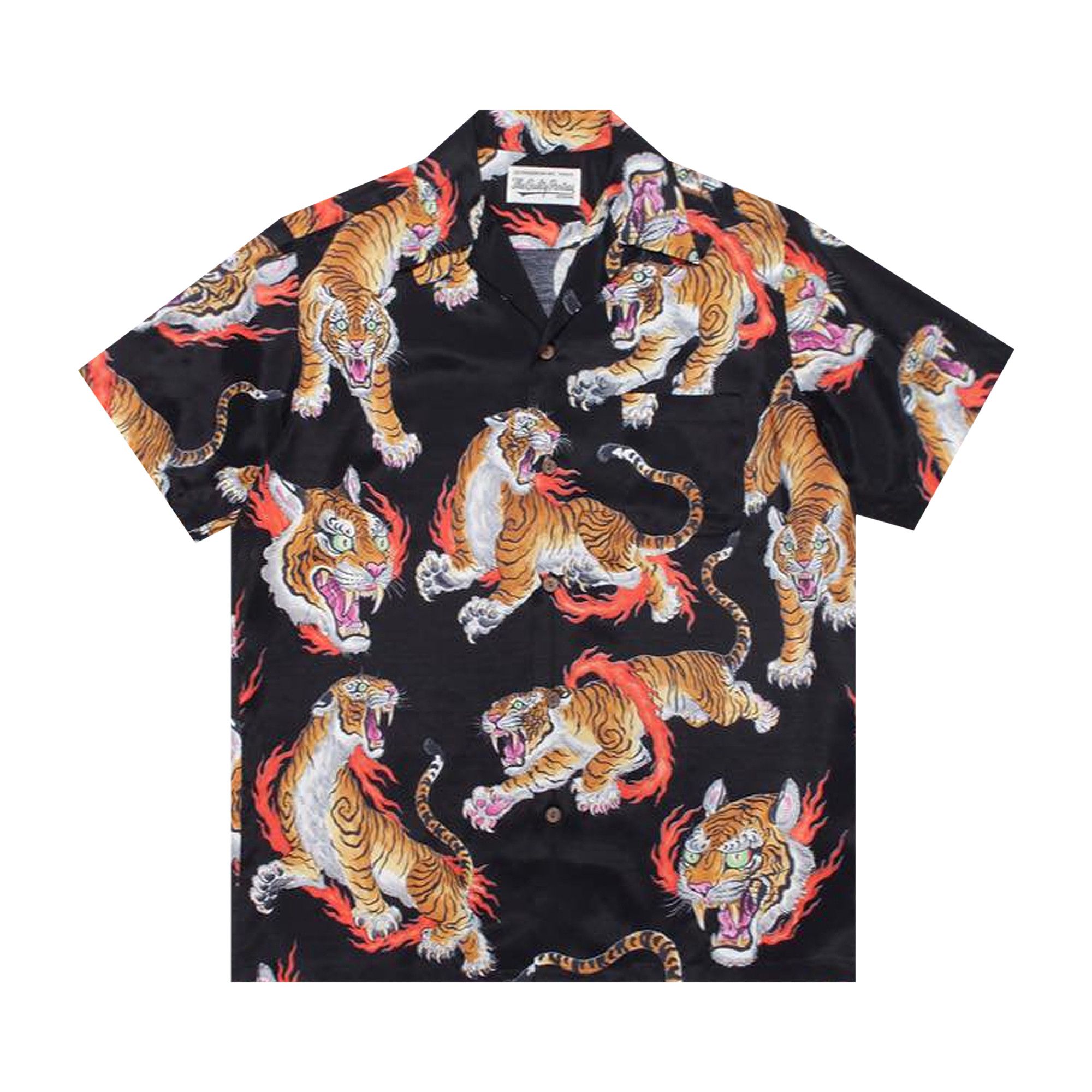 WACKO MARIA TIM LEHI / ARMY SHIRT L 虎