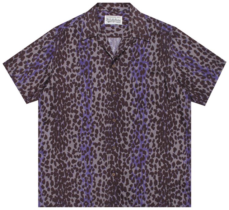 Wacko Maria Hawaiian Shirt Short Sleeve Type 7 Purple