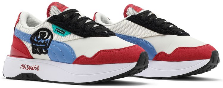 Mr Doodle x Puma Wmns Cruise Rider Eggnog Ultramarine