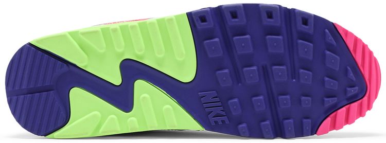 Nike Wmns Air Max 90 White Indigo Burst Volt