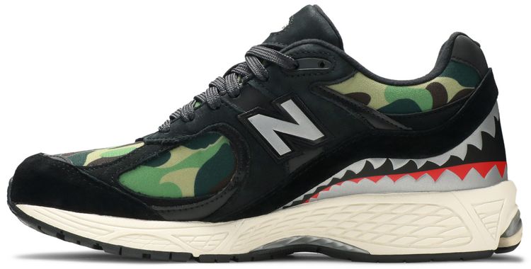 New Balance BAPE x 2002R Apes Together Strong   Black Camo