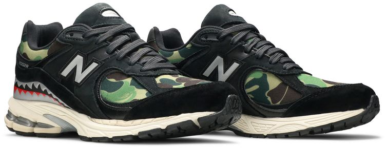 New Balance BAPE x 2002R Apes Together Strong   Black Camo