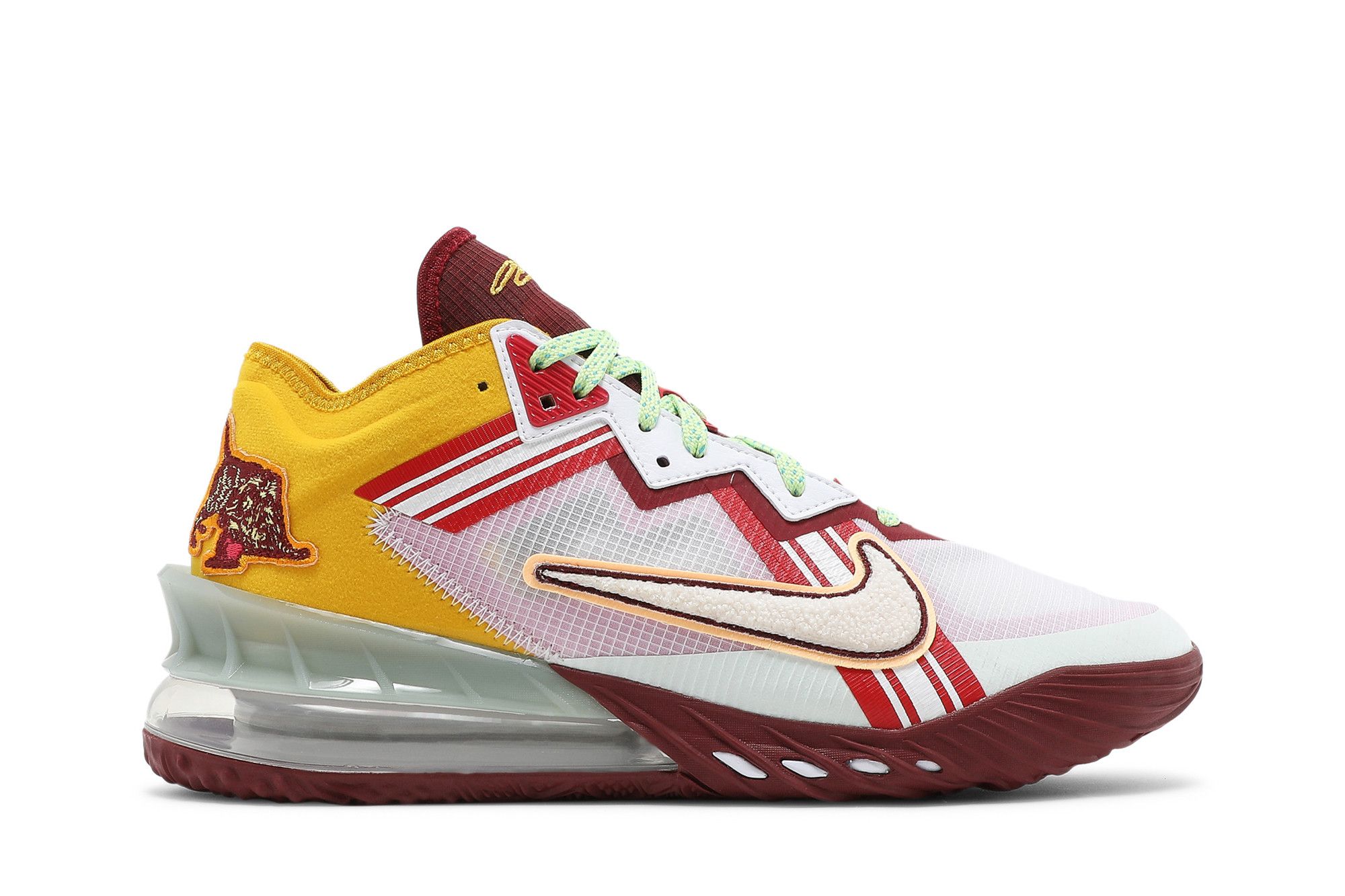 Nike Lebron XVIII Low バスケットシューズ レッド/イエロー Buy Mimi Plange x Nike LeBron 18 Low 'Higher Learning' - CV7562
