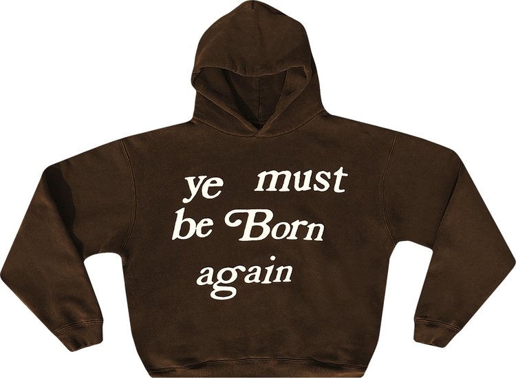 Cactus Plant Flea Market Born Again Hooded Sweatshirt Brown