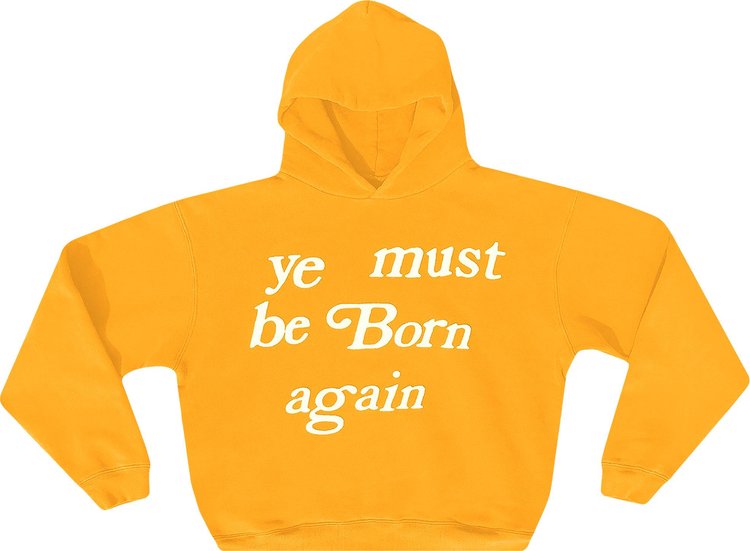 Cactus Plant Flea Market Born Again Hooded Sweatshirt Yellow