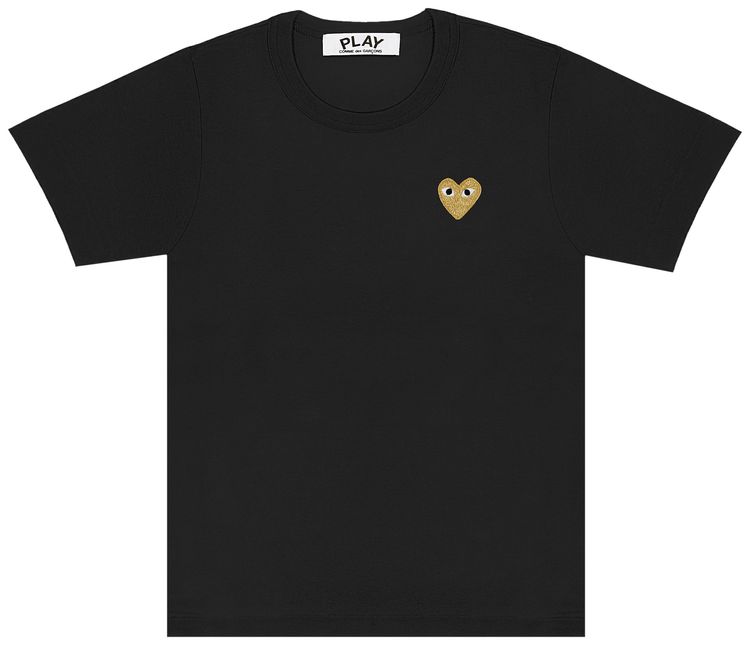 Comme des Garcons PLAY T Shirt Black