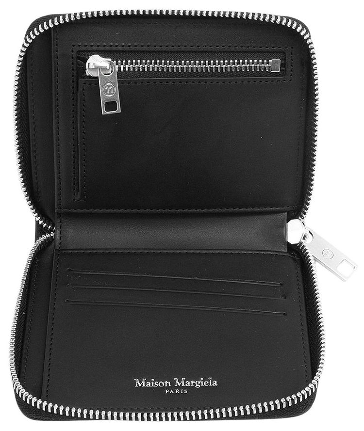 Maison Margiela Portafoglio Zip Wallet Black