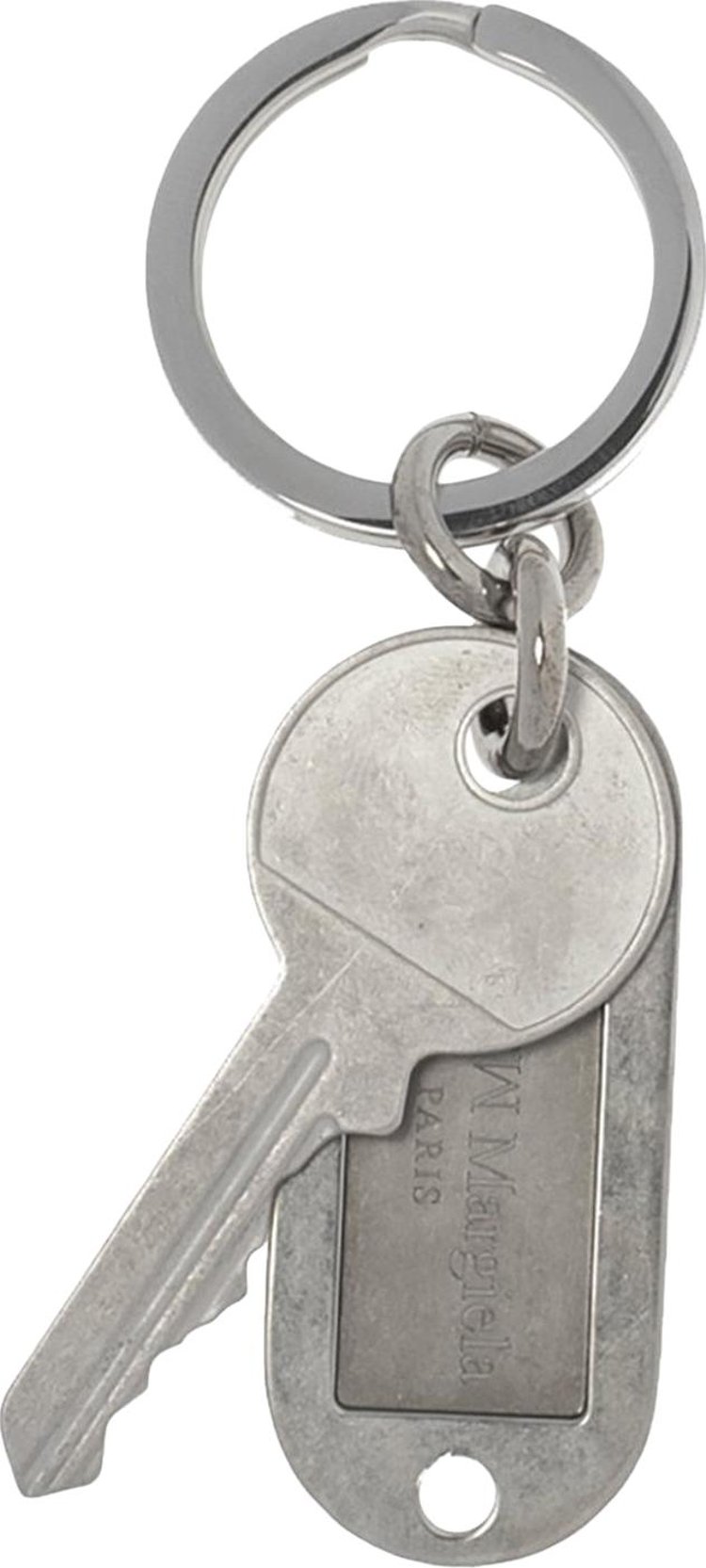 Maison Margiela Keyring With Charms Silver