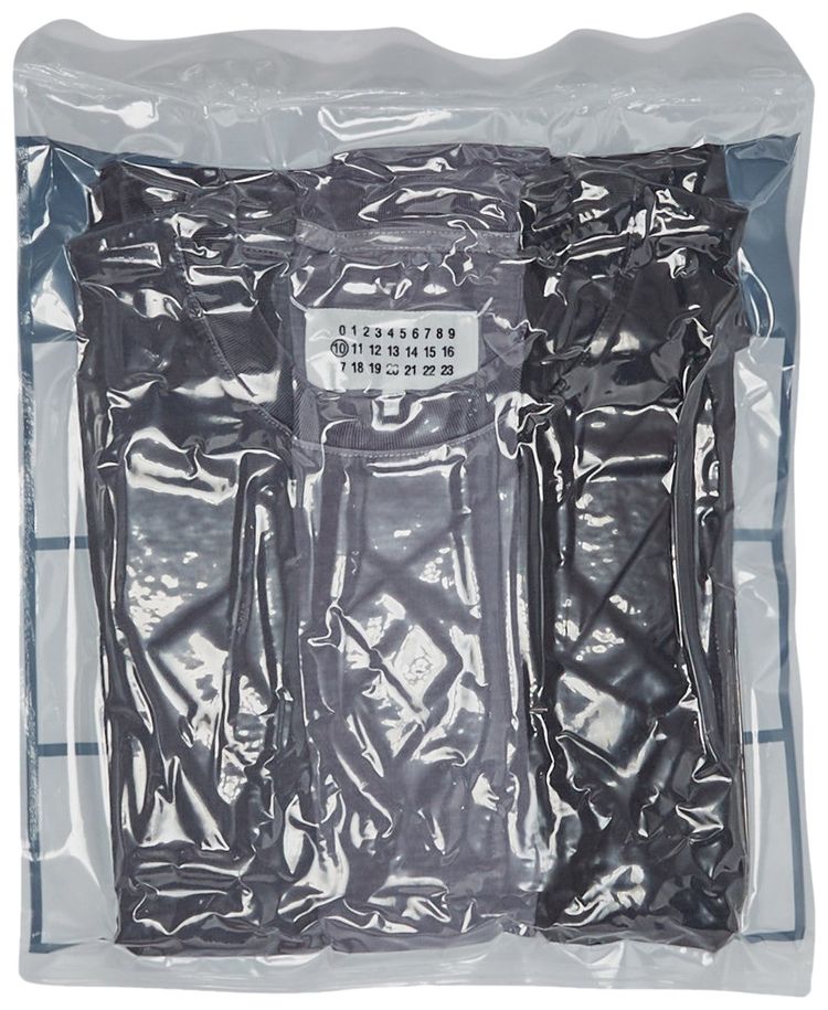 Maison Margiela 3 Pack T Shirt Fog Cement Charcoal