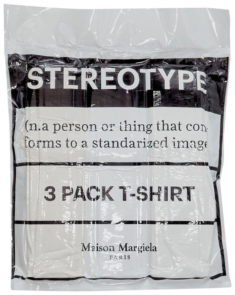 Maison Margiela 3 Pack T Shirt Fog Cement Charcoal