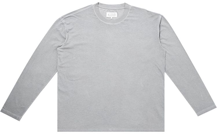 Maison Margiela Washed Long Sleeve T Shirt Grey