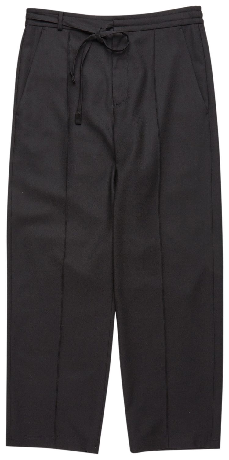 Maison Margiela Drawstring Wool Pants Black