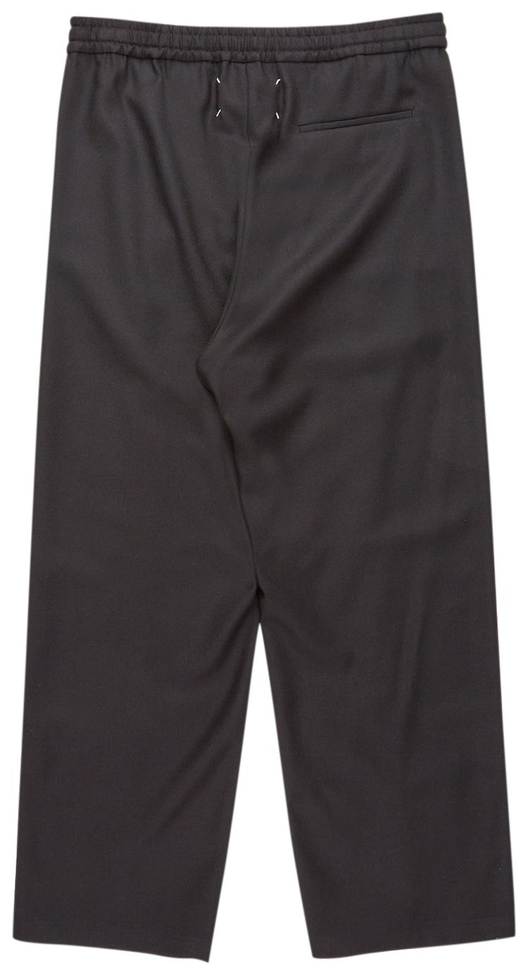 Maison Margiela Drawstring Wool Pants Black