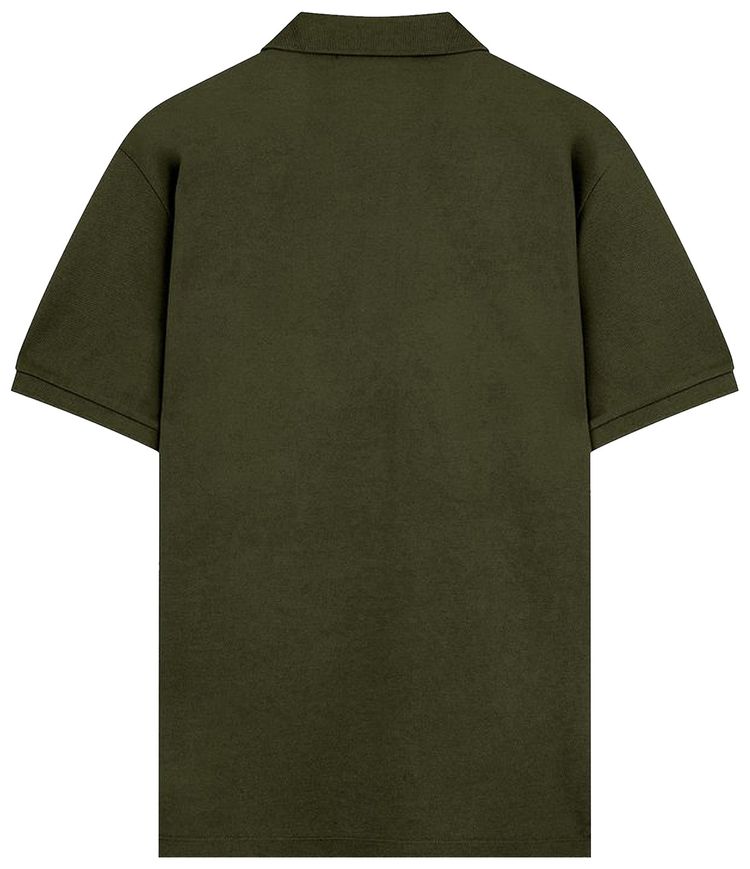 Stone Island Patch Logo Polo Olive