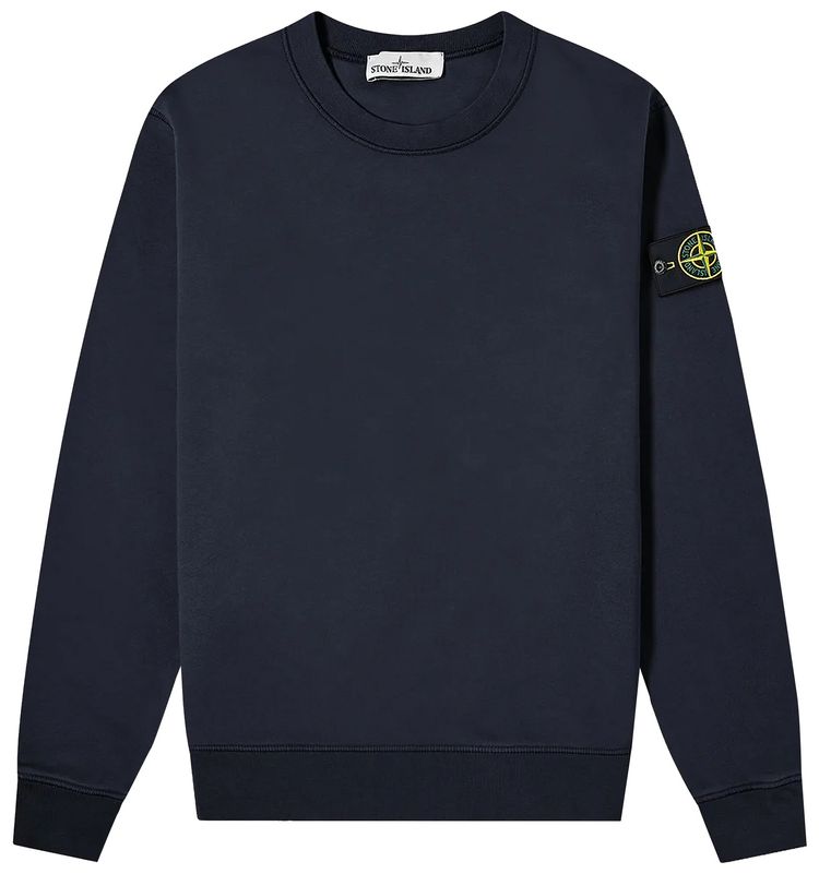 Stone Island Garment Dyed Sweatshirt Blue