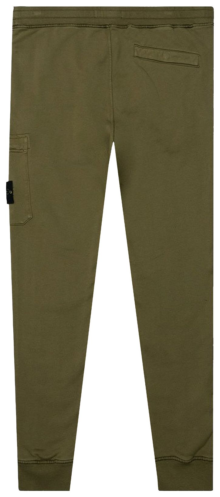 Stone Island Cotton Fleece Joggers Olive