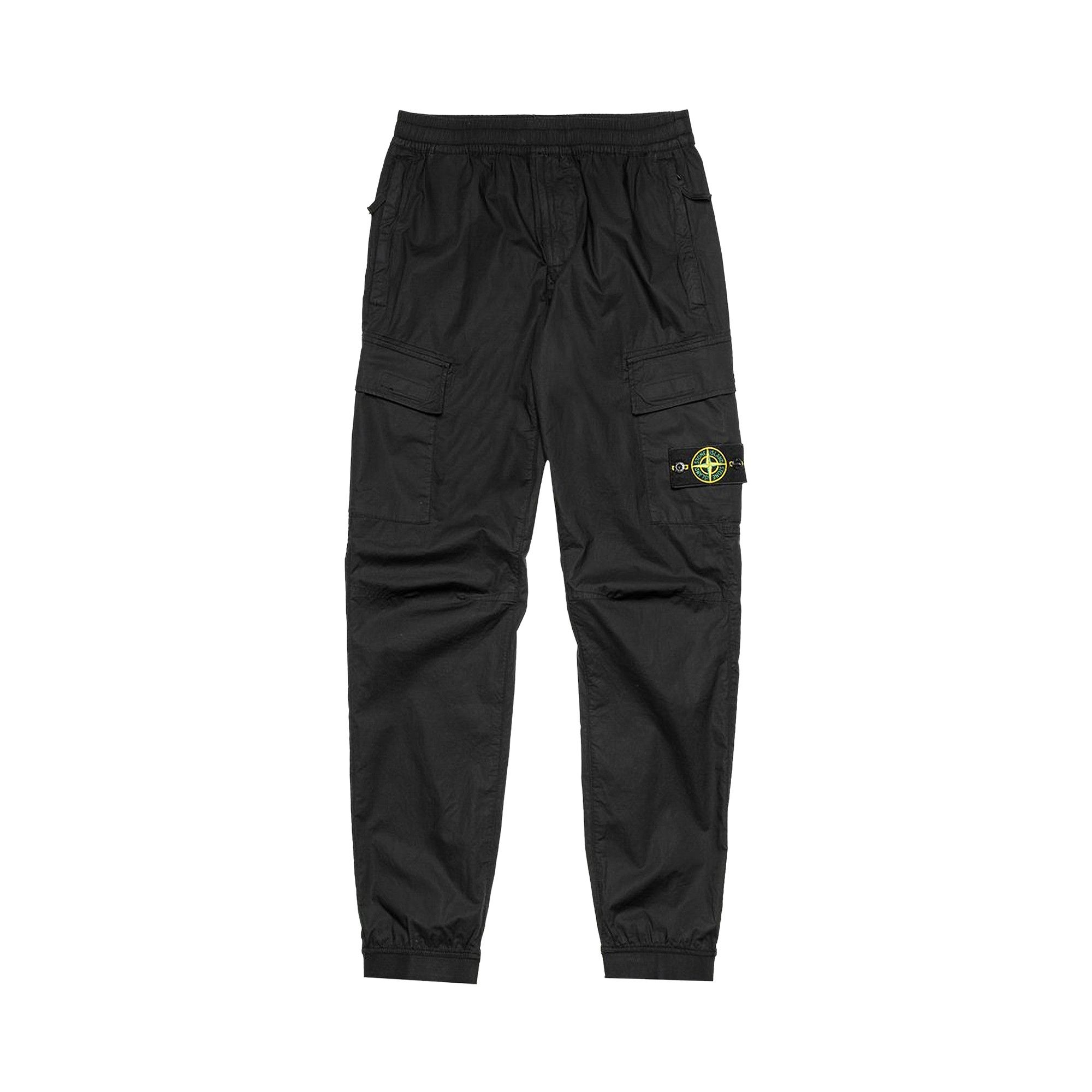Buy Stone Island Stretch Cotton Cargo Pants 'Navy' - 741531303