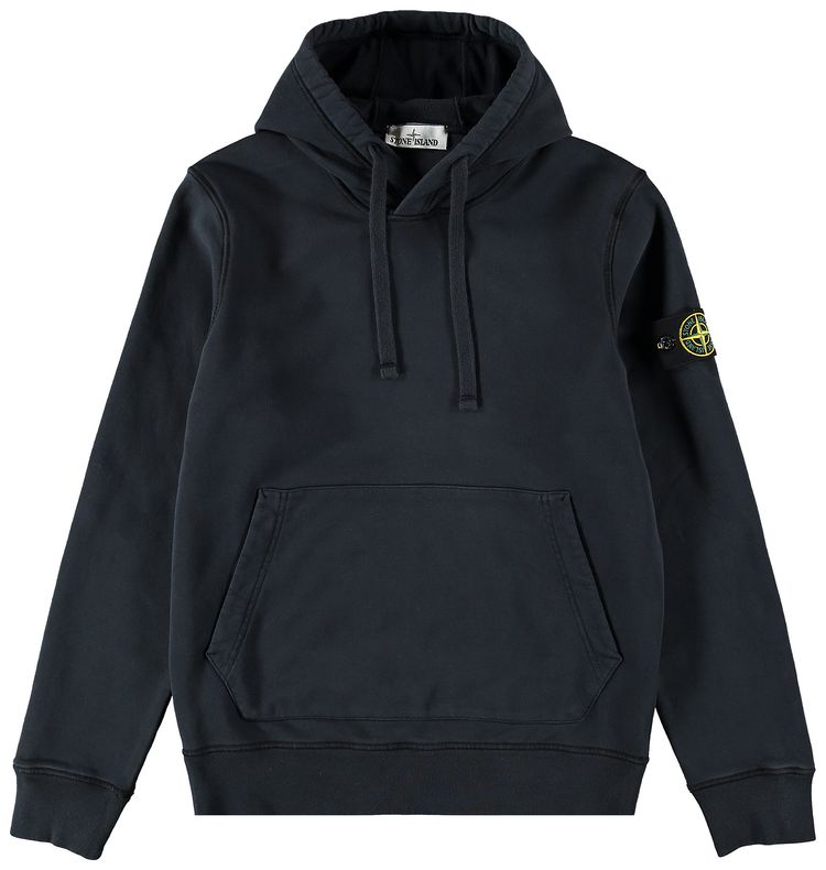 Stone Island Garment Dyed Hoodie Navy