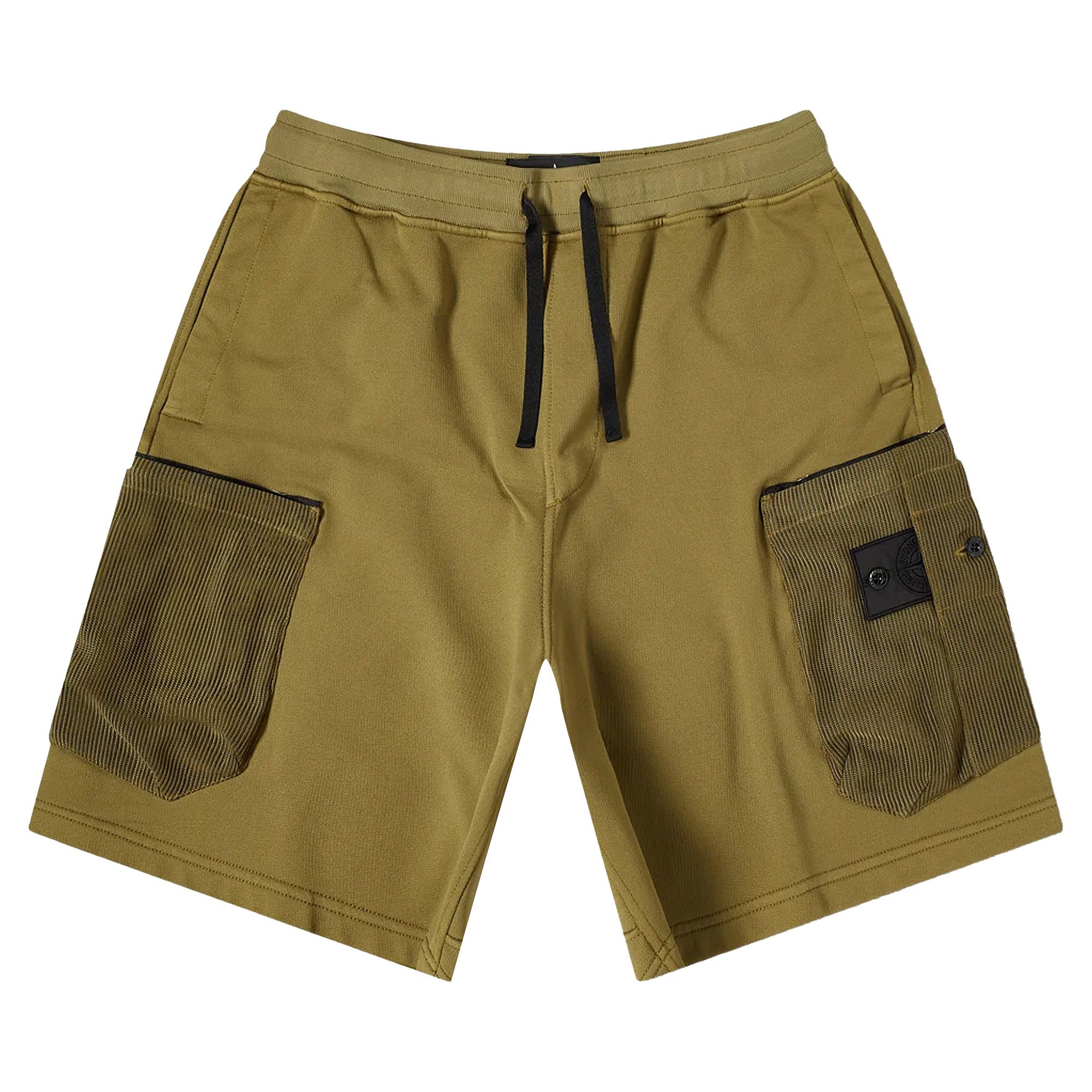 Buy Stone Island Shadow Project Mesh Pocket Shorts 'Olive
