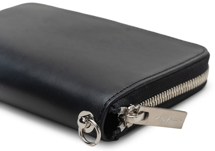 Yohji Yamamoto Pour Homme Zip Wallet Black