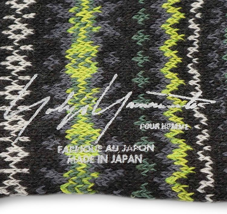 Yohji Yamamoto Pour Homme Fairsile Socks Black