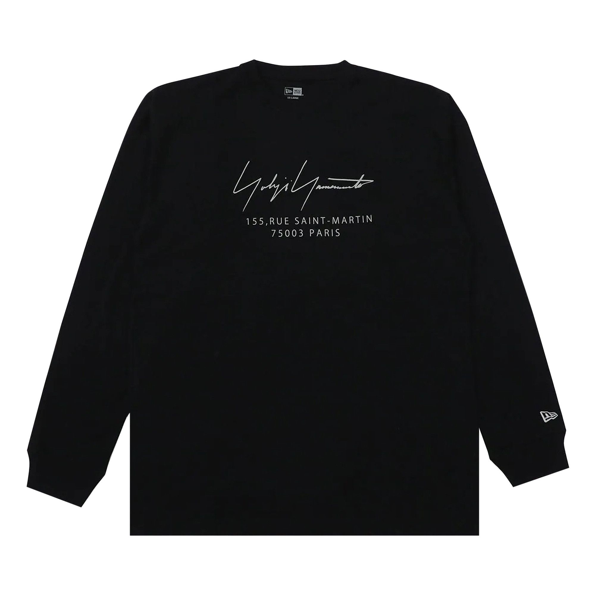 Buy Yohji Yamamoto Pour Homme Paris Logo Long-Sleeve Tee