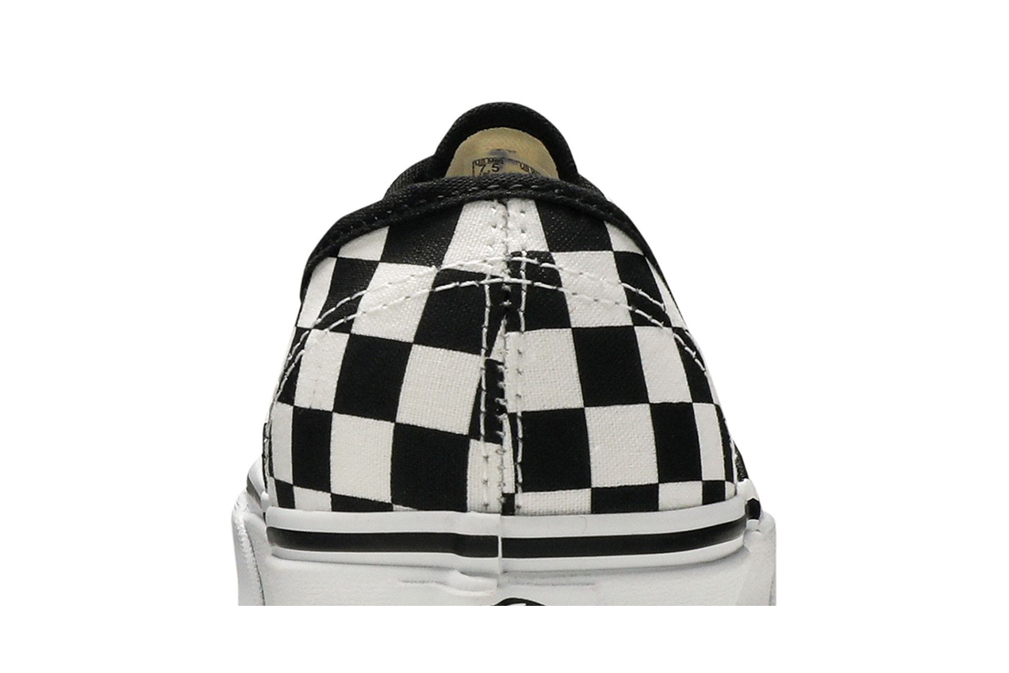 Vans authentic checkerboard black white 2025