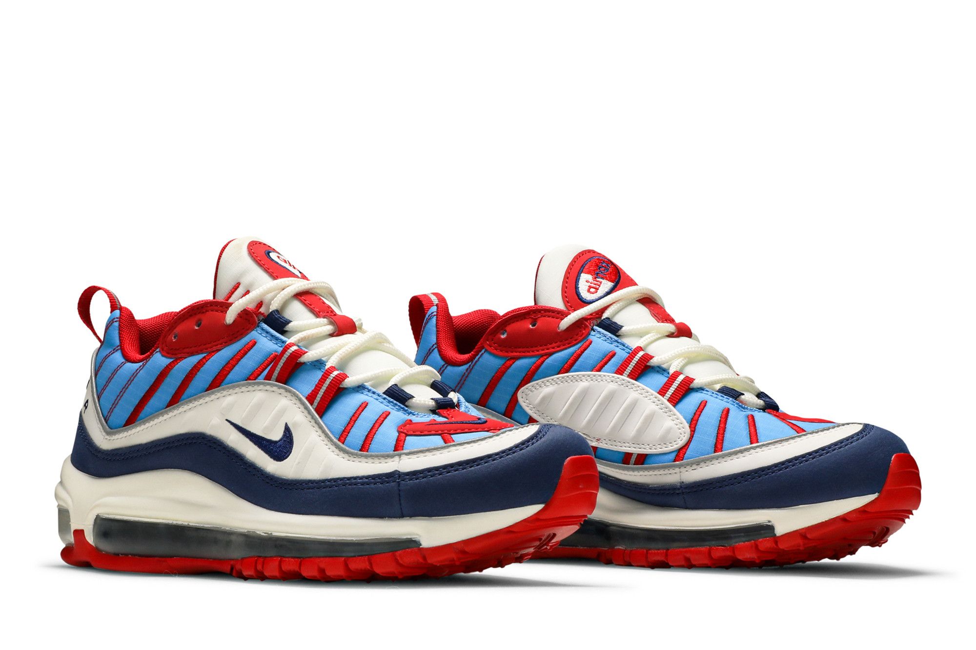 Air max 98 blue white red discount