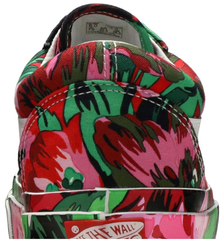 Kenzo x Vans OG Old Skool LX Floral Red