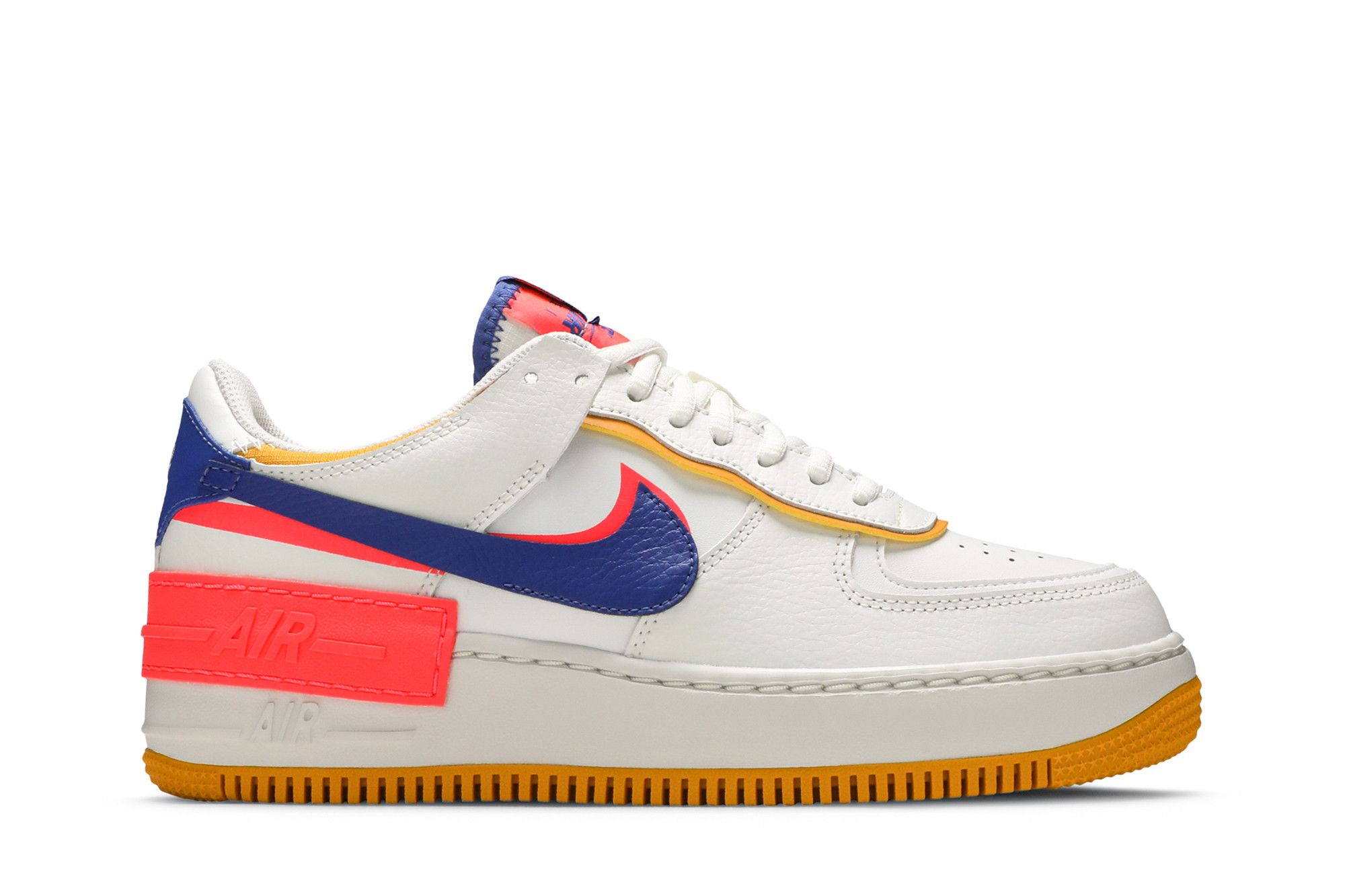 Size 5.0 Wmns Air Force 1 Shadow 'White Crimson Blue'
