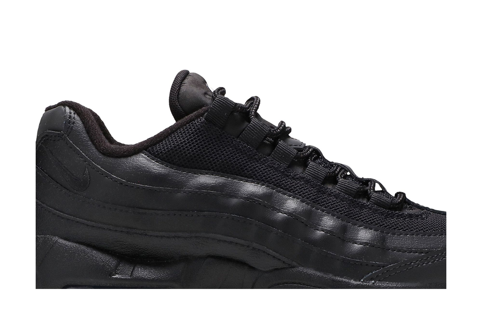 Nike air max 95 gs triple black online