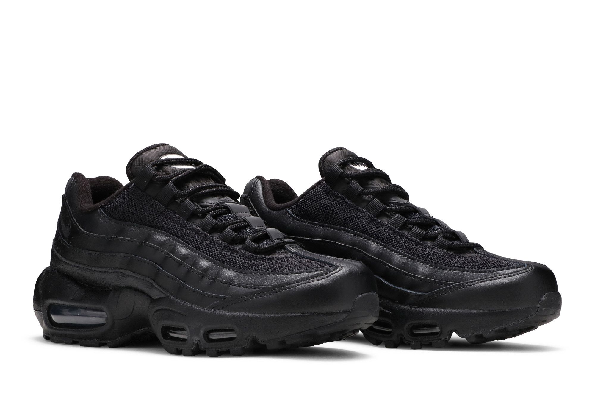 Buy Air Max 95 Recraft GS Triple Black CJ3906 001 GOAT