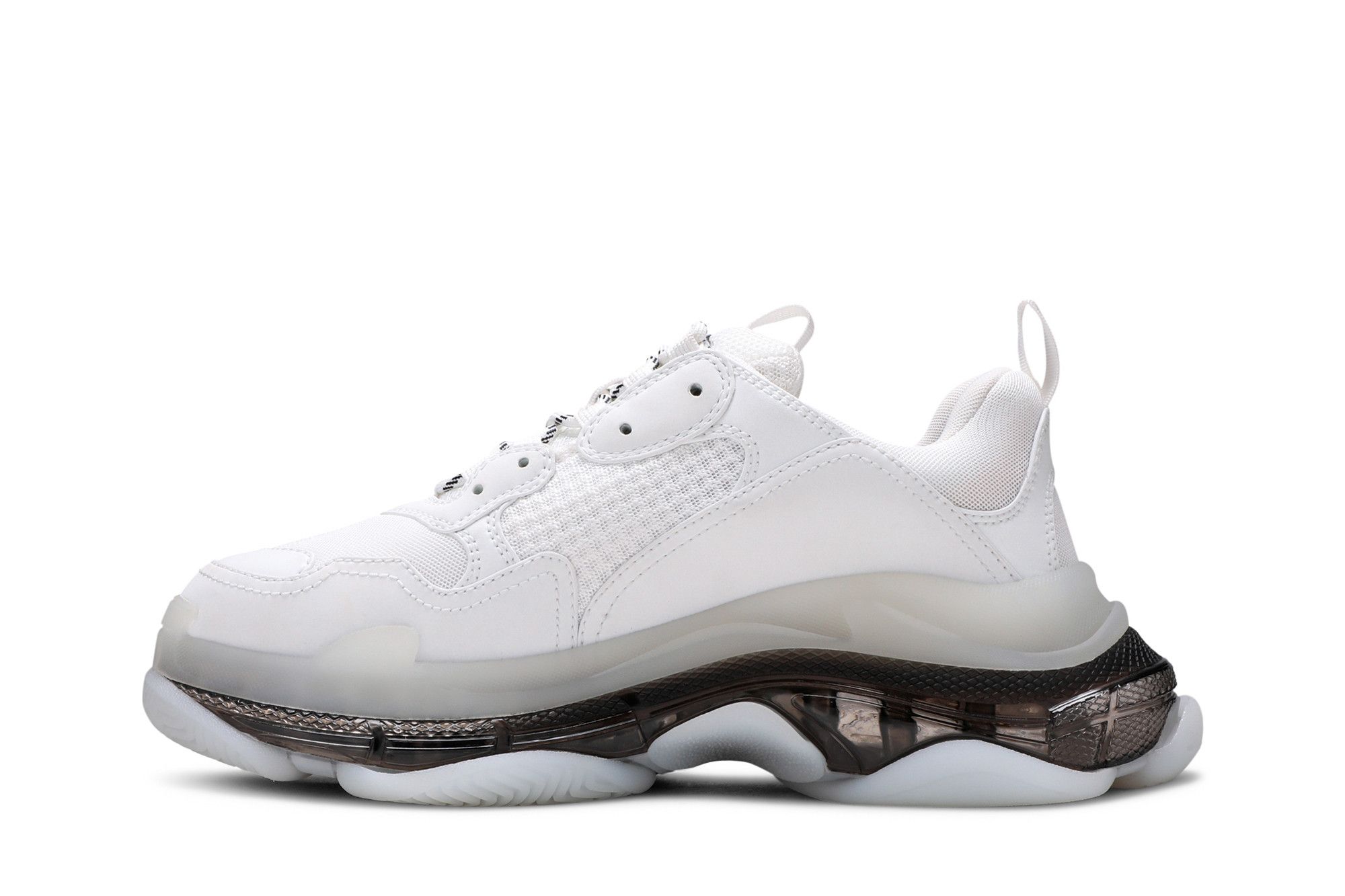 Buy Balenciaga Triple S Sneaker Clear Sole White Black 541624 W2FR2 9010 GOAT CA